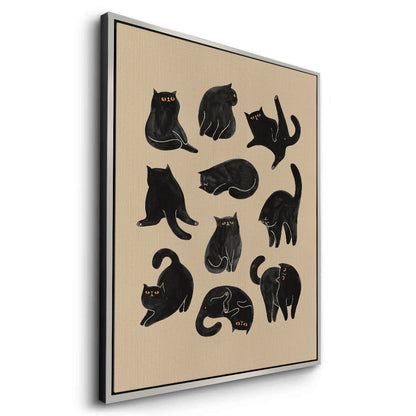 Cats in Poses - Canvas