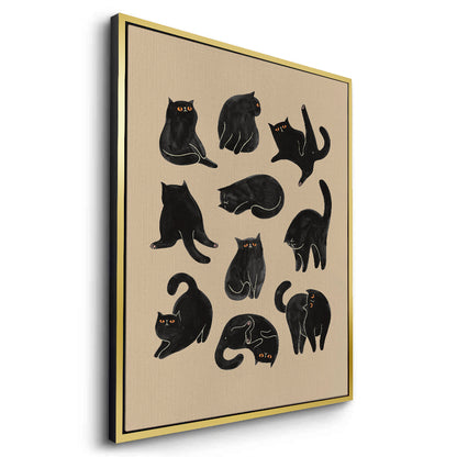 Cats in Poses - Canvas