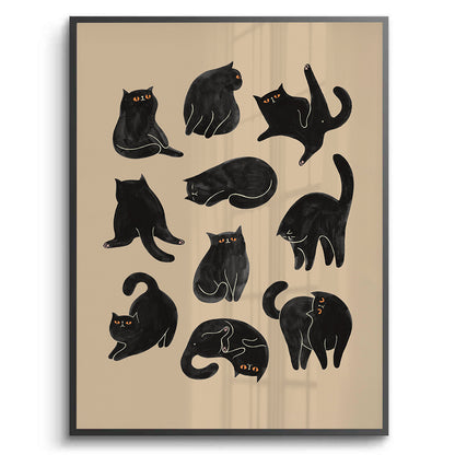 Cats in Poses - Fine Art