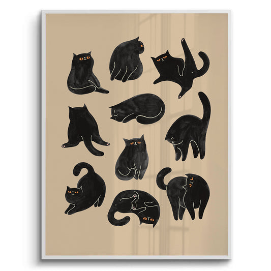 Cats in Poses - Fine Art