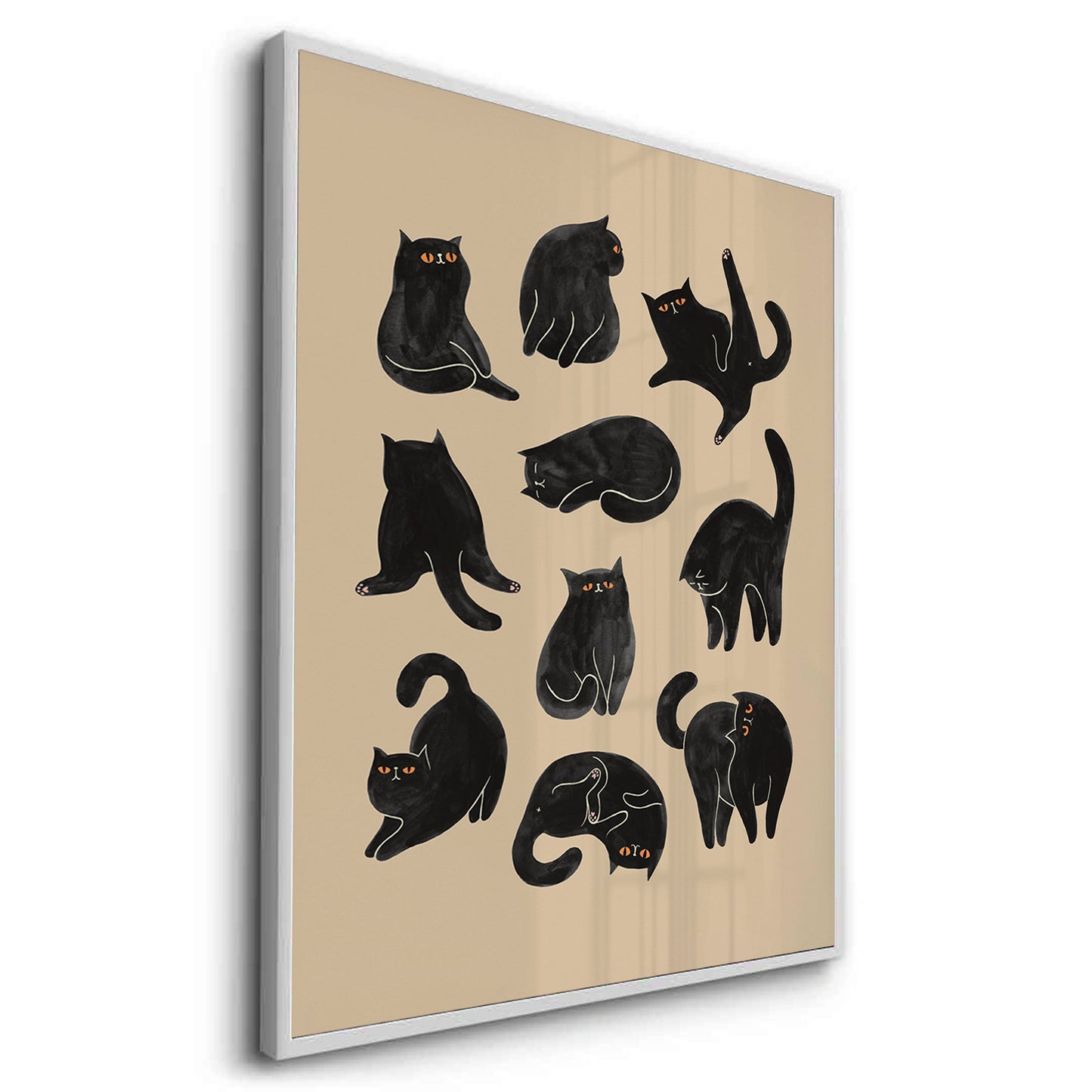 2Cats in Poses - Fine Art