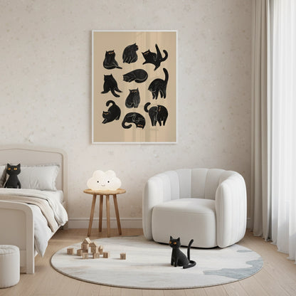 Cats in Poses - Fine Art