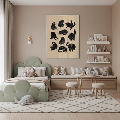 Cats in Poses - Fine Art