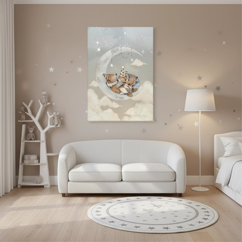 Celestial Bear - Canvas - Jasmineart.ae