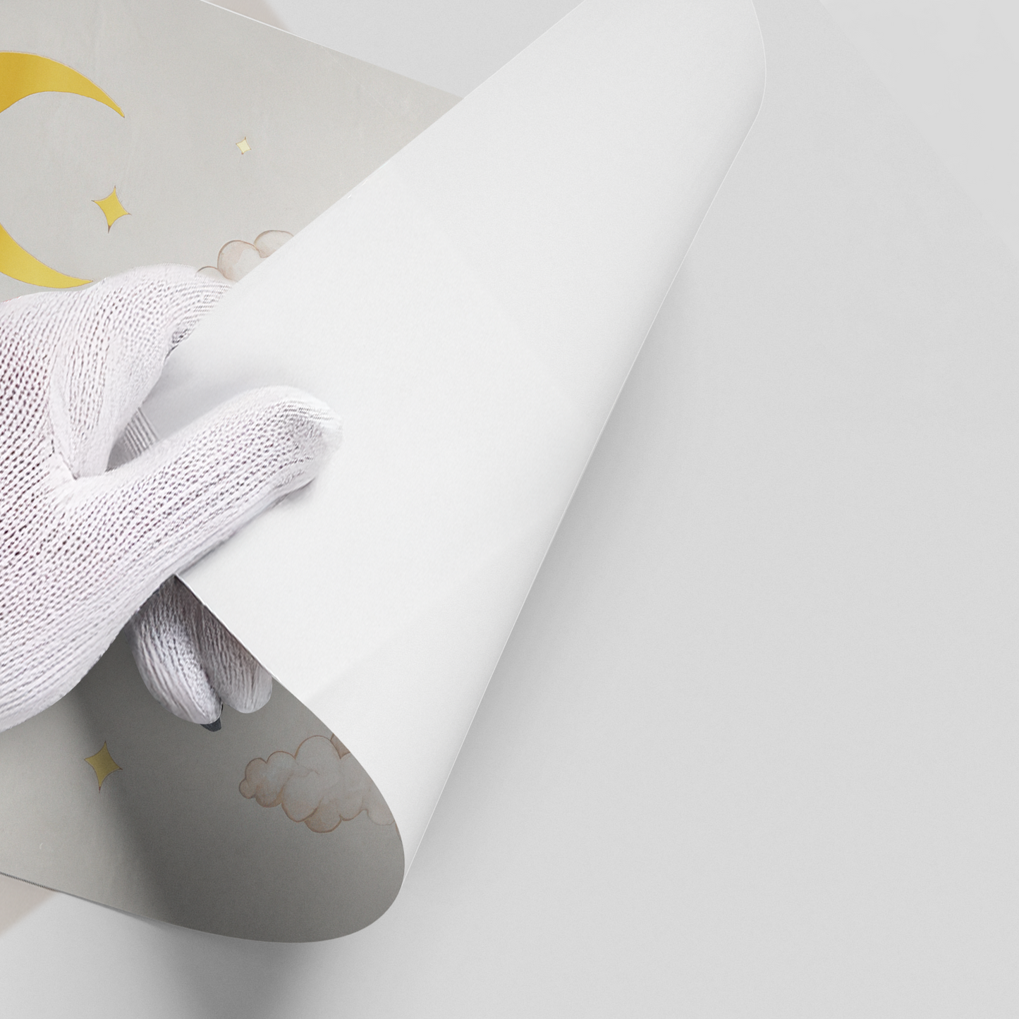 2Celestial Whale Carrying Lighthouse - Poster