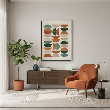 Century Modern Geometric - Canvas