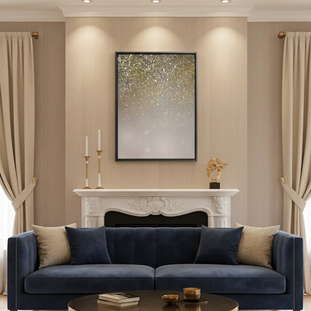 Champagne Shower - Canvas - Jasmineart.ae