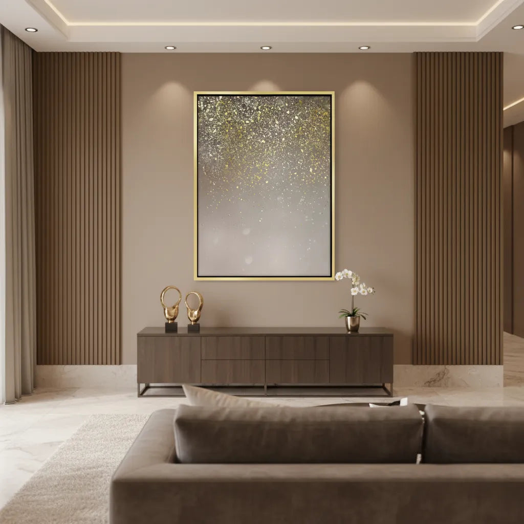 Champagne Shower - Canvas - Jasmineart.ae
