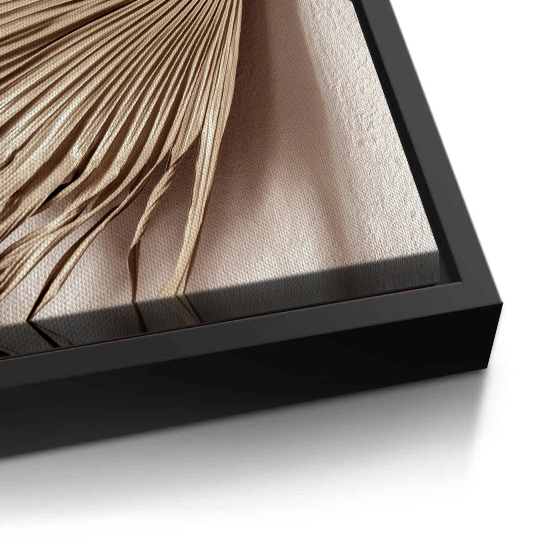 2Champagne Tropical Leaf - Canvas