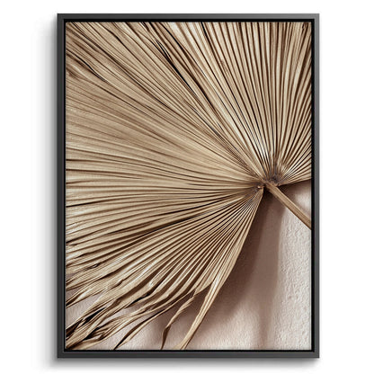 Champagne Tropical Leaf - Canvas