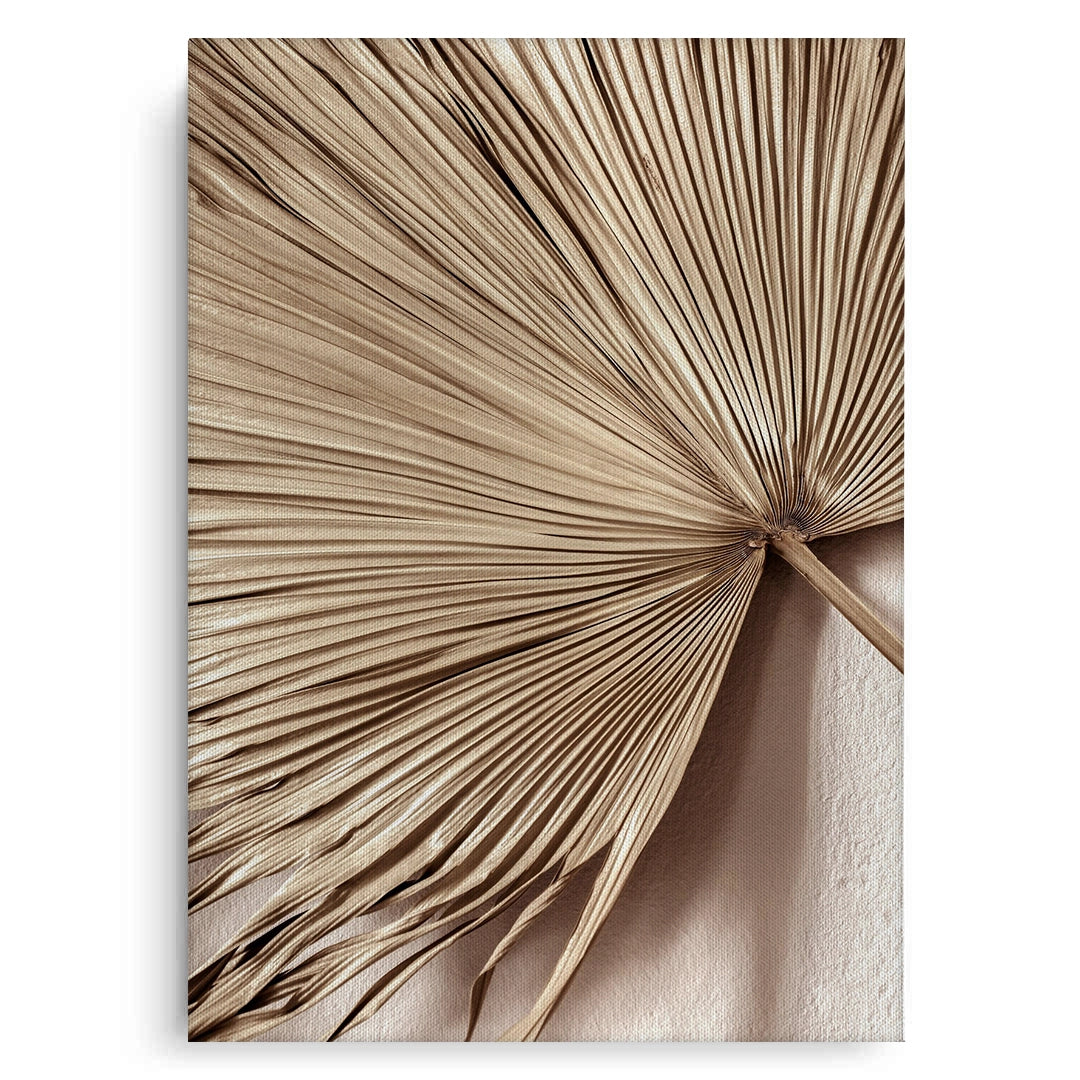 2Champagne Tropical Leaf - Canvas