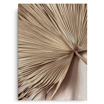 Champagne Tropical Leaf - Canvas