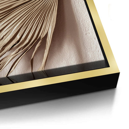 Champagne Tropical Leaf - Canvas