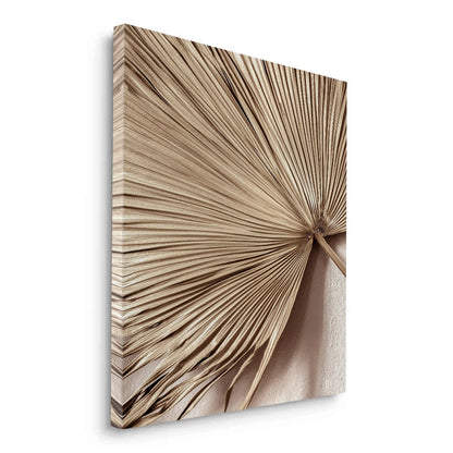 Champagne Tropical Leaf - Canvas