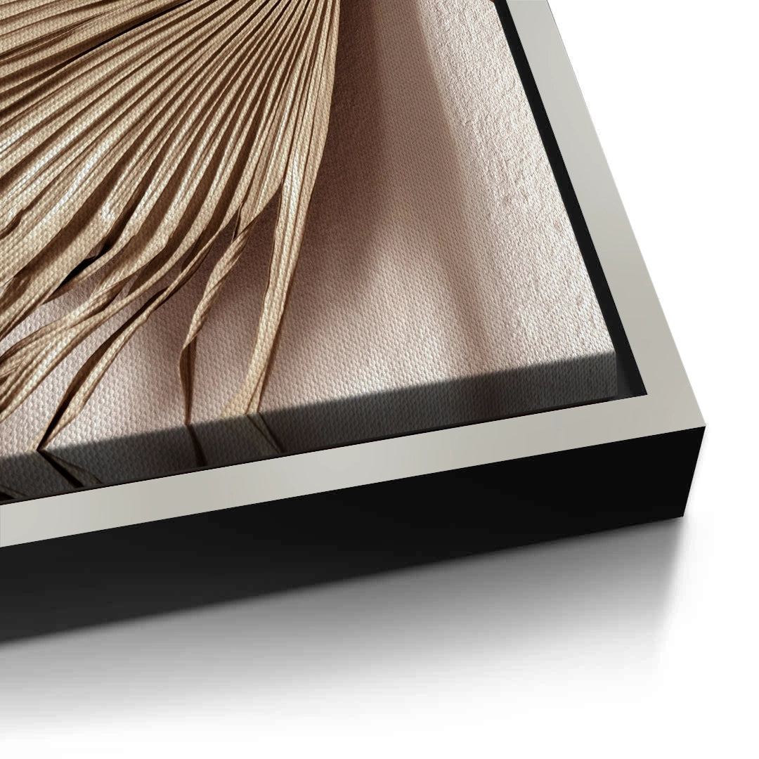 2Champagne Tropical Leaf - Canvas