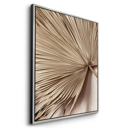 Champagne Tropical Leaf - Canvas