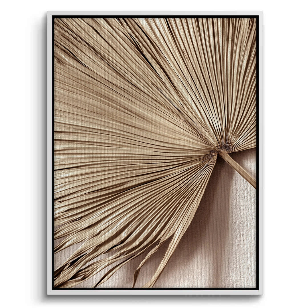 2Champagne Tropical Leaf - Canvas