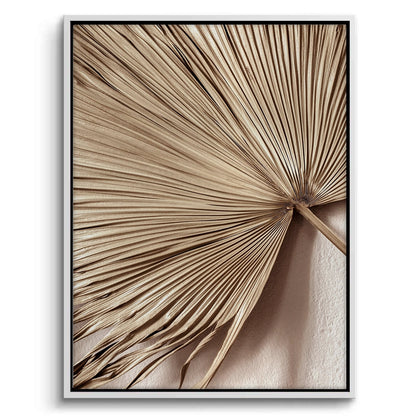 Champagne Tropical Leaf - Canvas