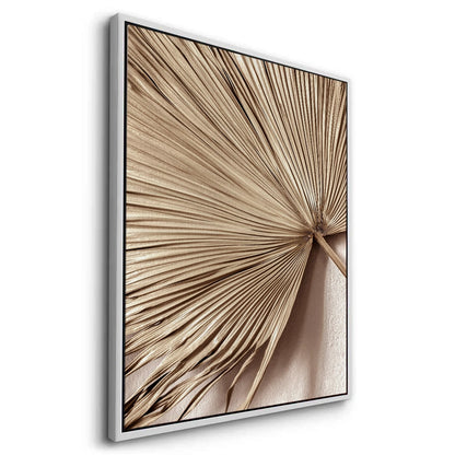 Champagne Tropical Leaf - Canvas