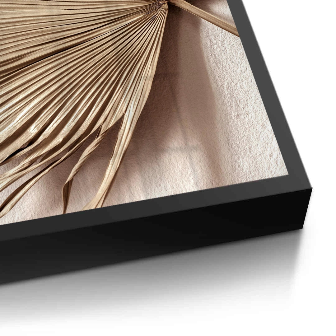 2Champagne Tropical Leaf - Fine Art