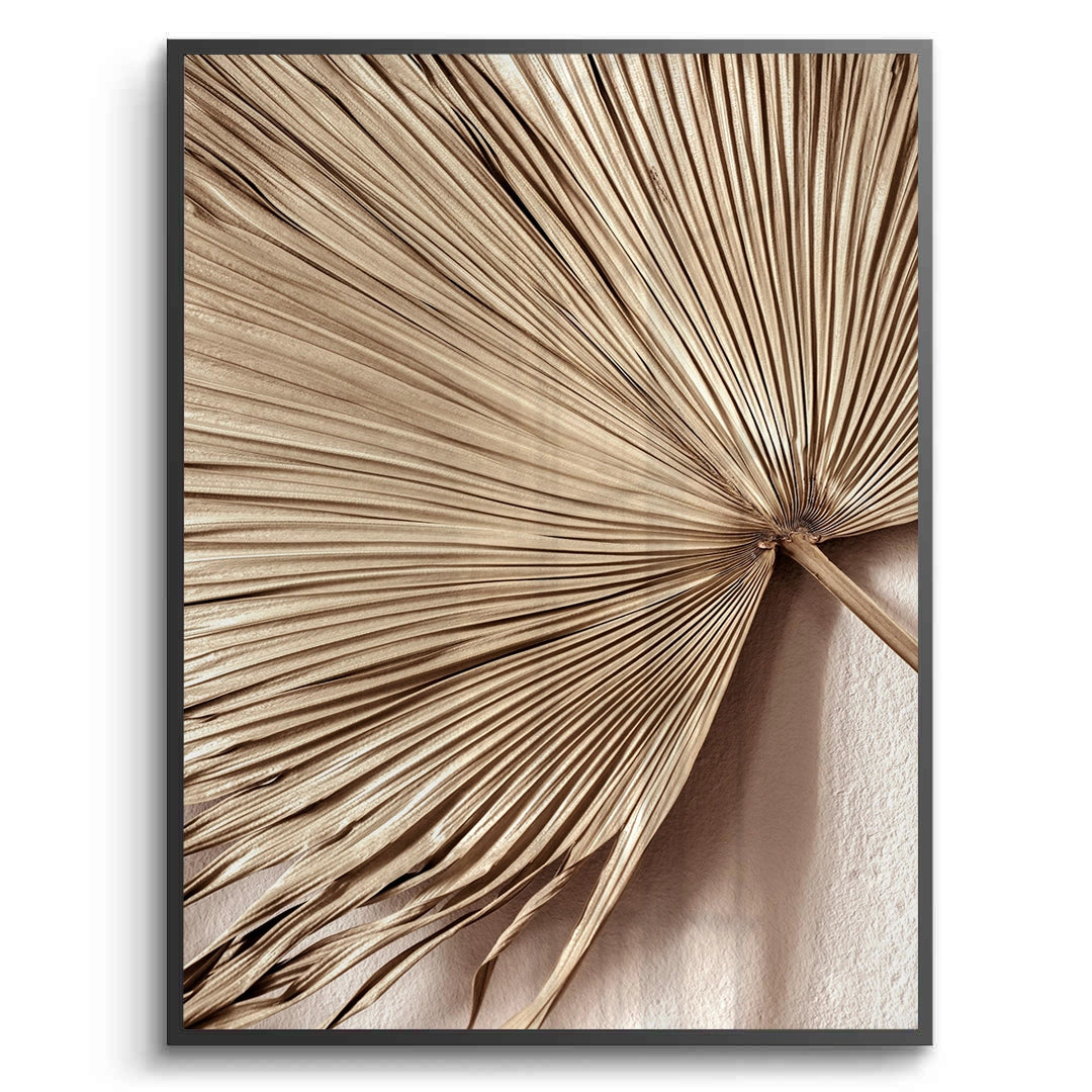2Champagne Tropical Leaf - Fine Art