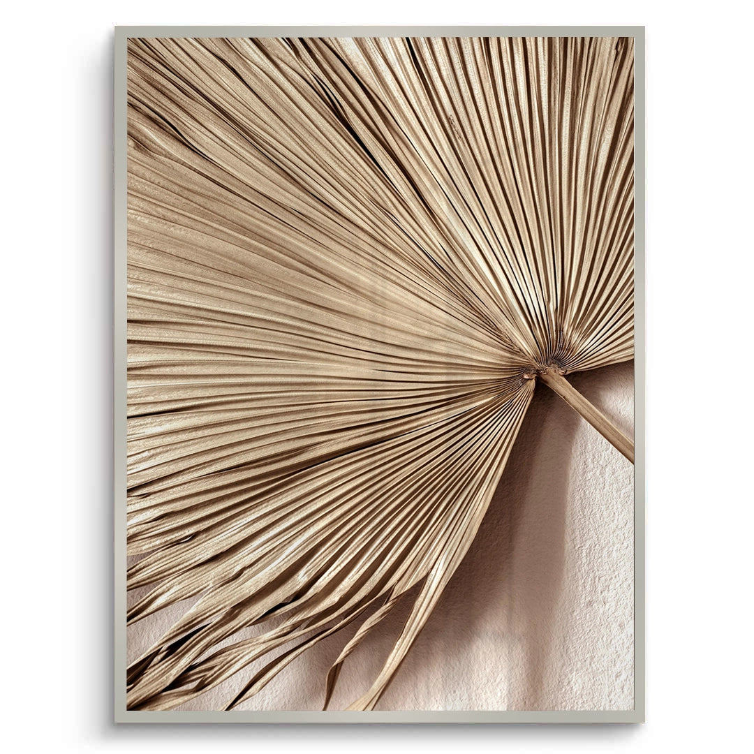 2Champagne Tropical Leaf - Fine Art