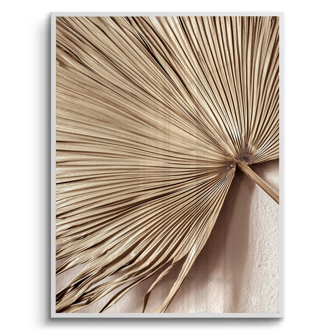 2Champagne Tropical Leaf - Fine Art