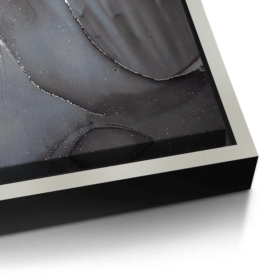 Charcoal Fluid Set of 2 - Canvas - Jasmineart.ae