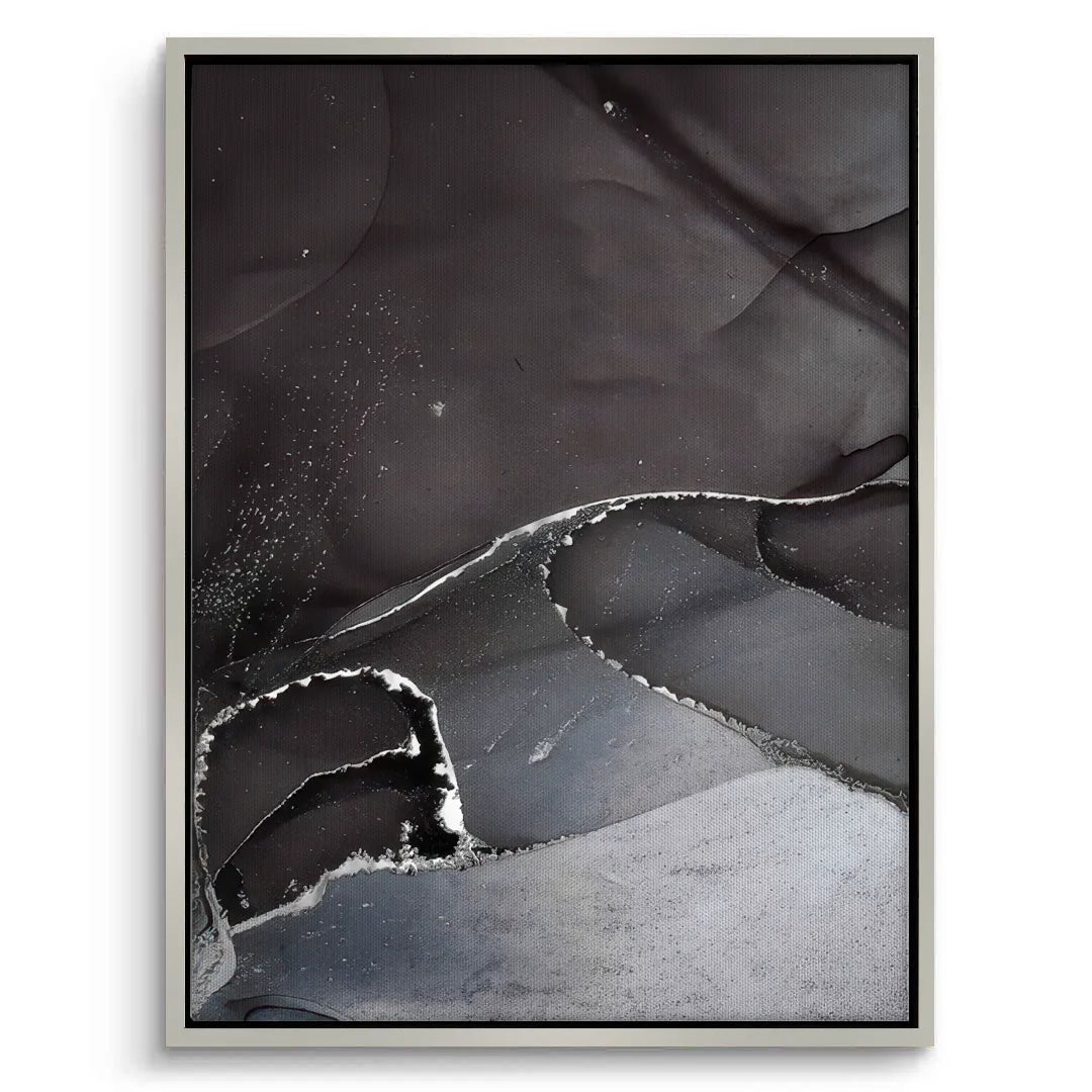 Charcoal Fluid Set of 2 - Canvas - Jasmineart.ae
