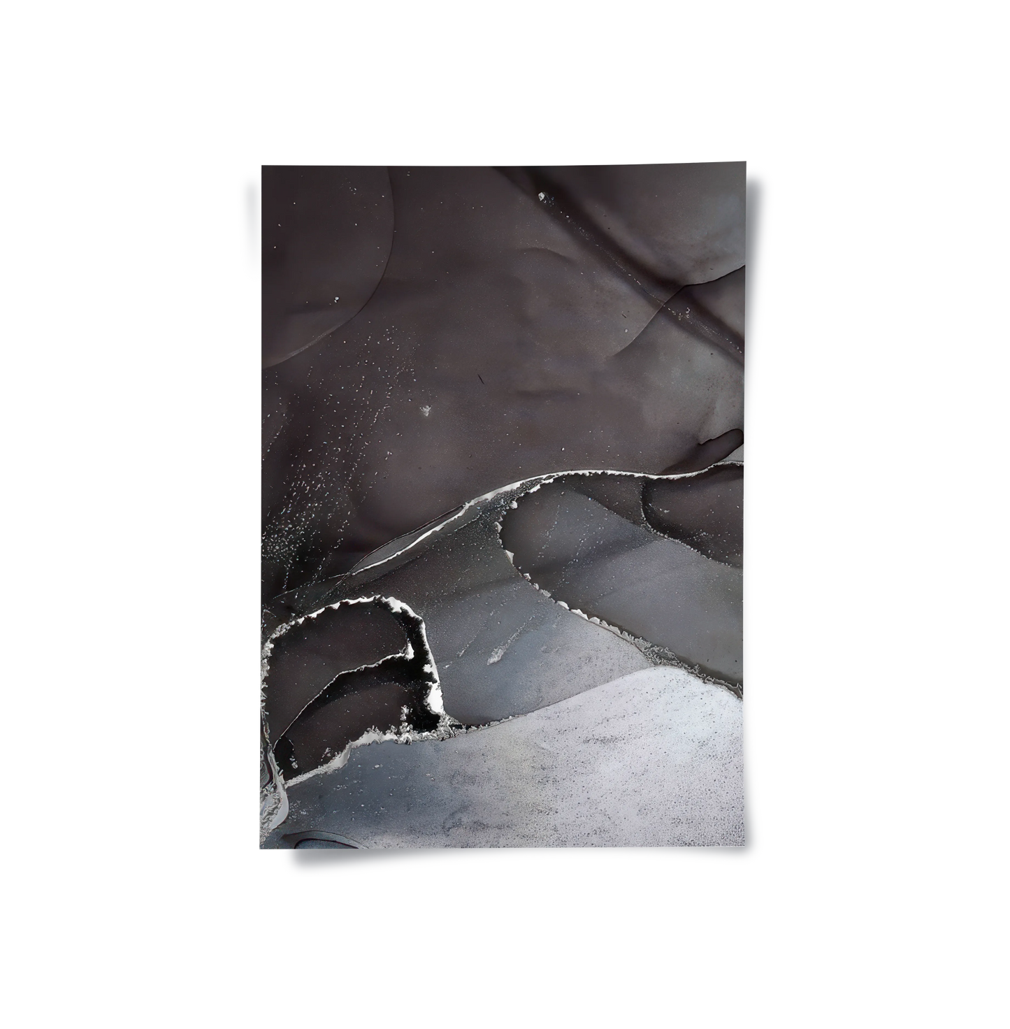 2Charcoal Fluid Set of 2 - Poster