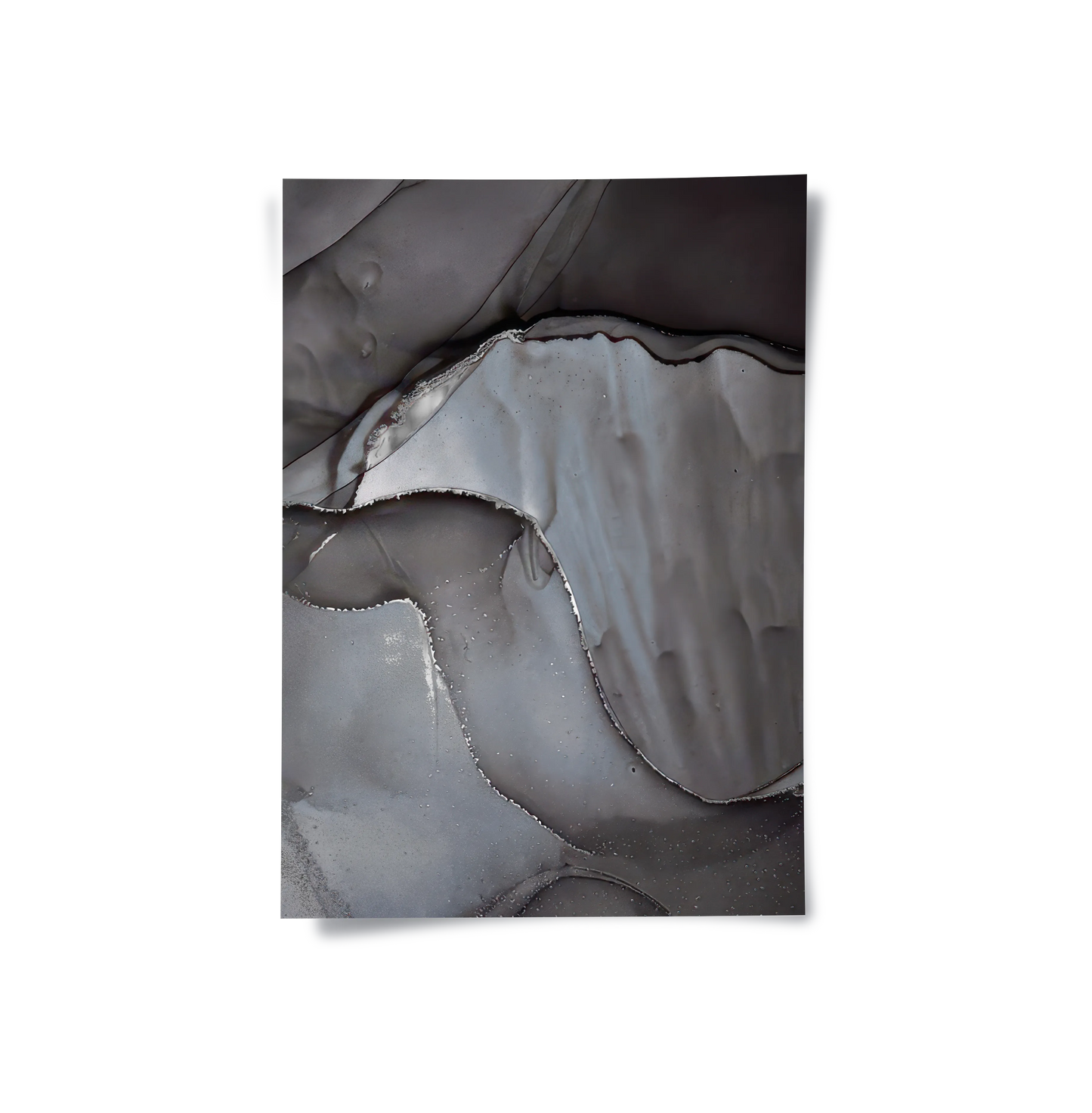 2Charcoal Fluid Set of 2 - Poster