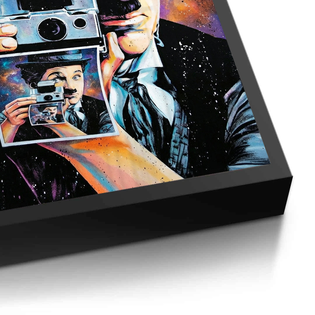 2Charlie Chaplin Cosmic Pop Art - Fine Art