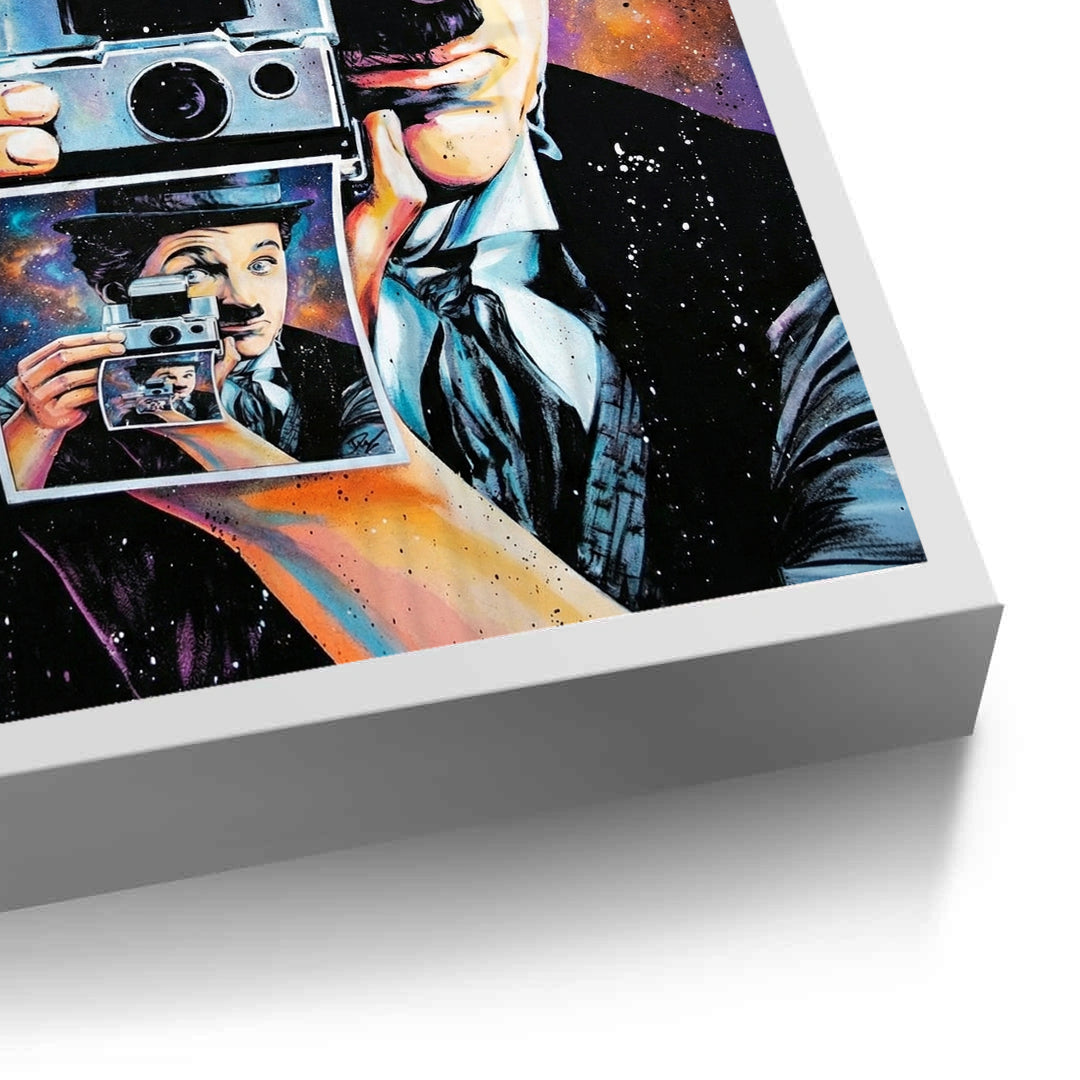 2Charlie Chaplin Cosmic Pop Art - Fine Art