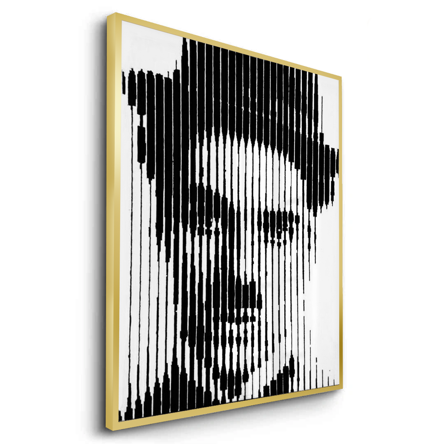 2Charlie Chaplin Glitch Art - Fine Art