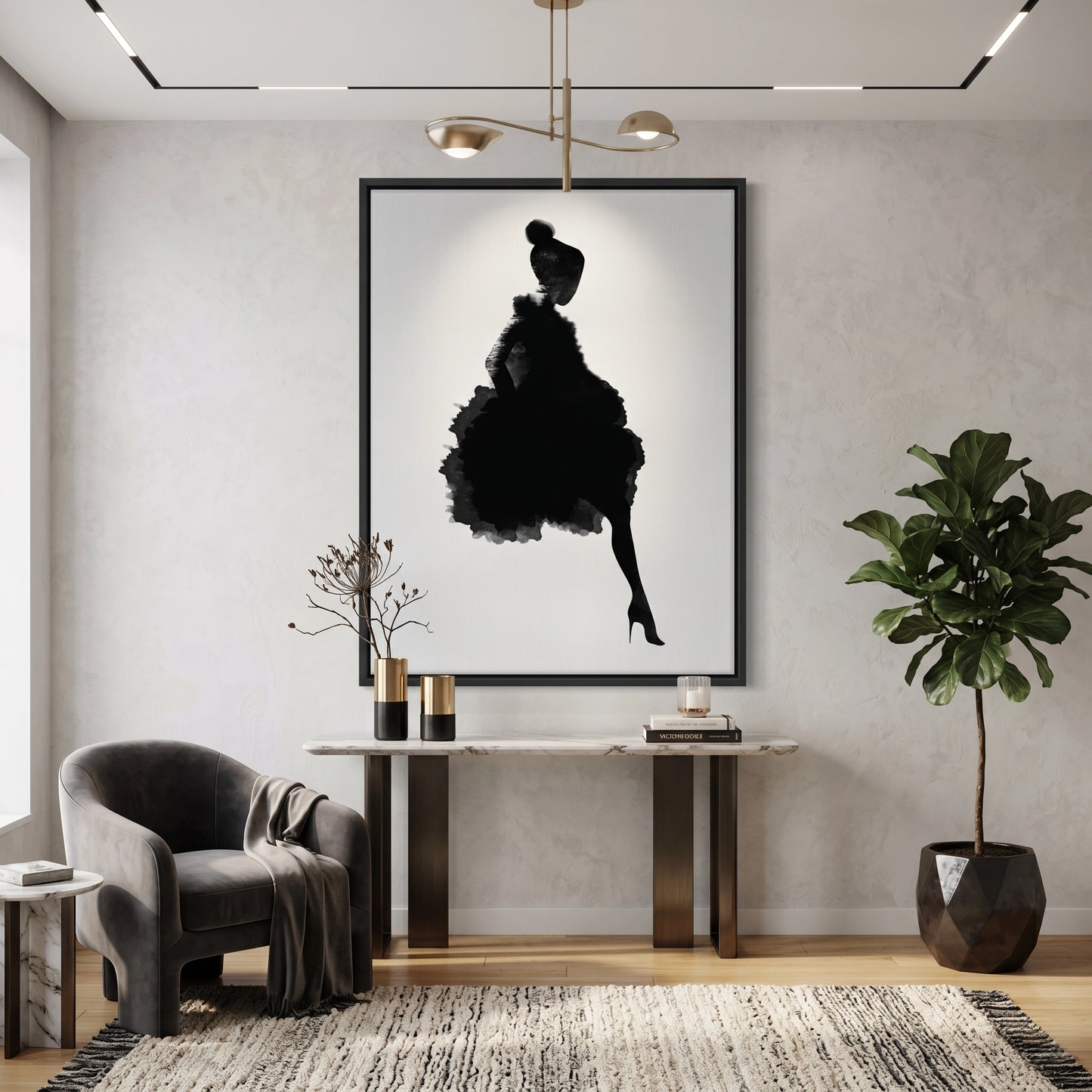 2Chic Watercolor Fashion - Canvas