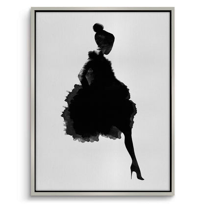 Chic Watercolor Fashion - Canvas