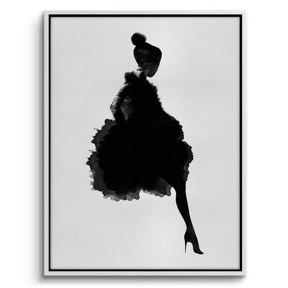 Chic Watercolor Fashion - Canvas