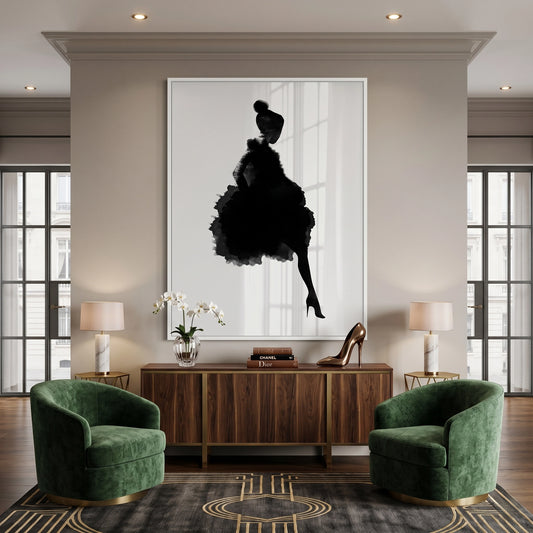 Chic Watercolor Fashion - Fine Art