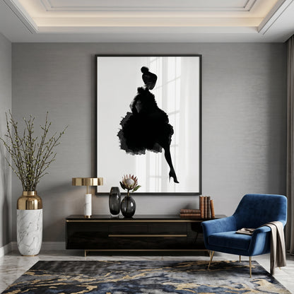 Chic Watercolor Fashion - Fine Art