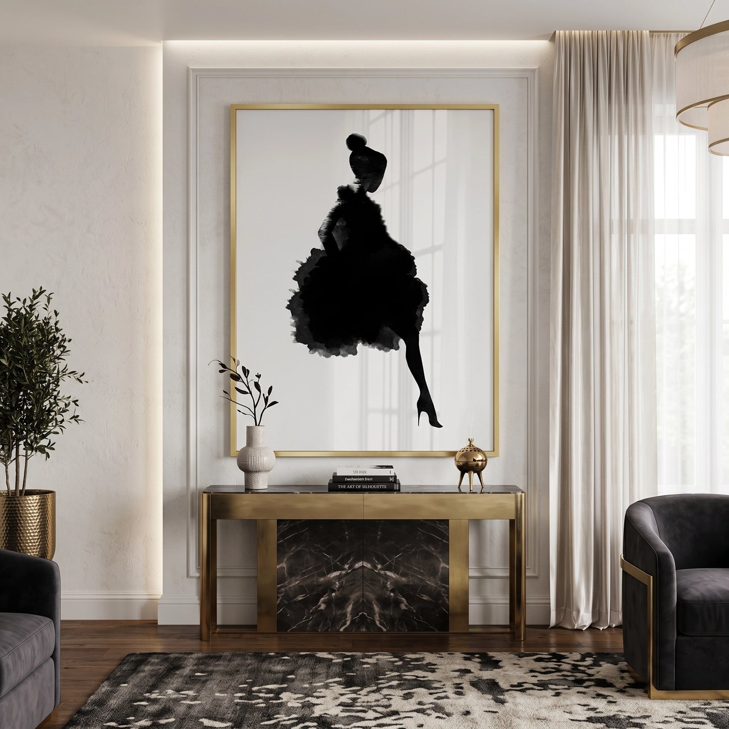 2Chic Watercolor Fashion - Fine Art