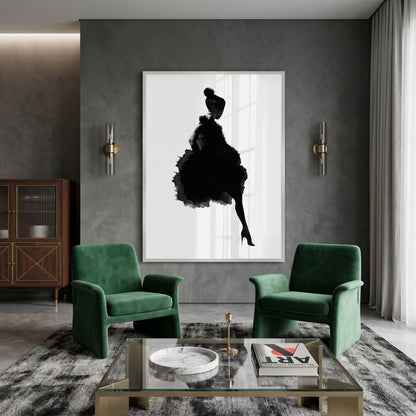 Chic Watercolor Fashion - Fine Art