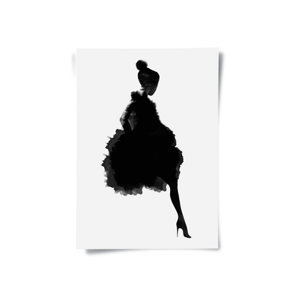 Chic Watercolor Fashion - Poster