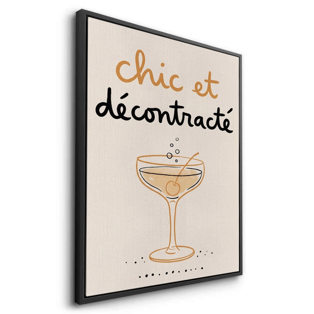 2Chic et Décontracté French Cocktail - Canvas