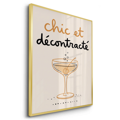 Chic et Décontracté French Cocktail - Fine Art
