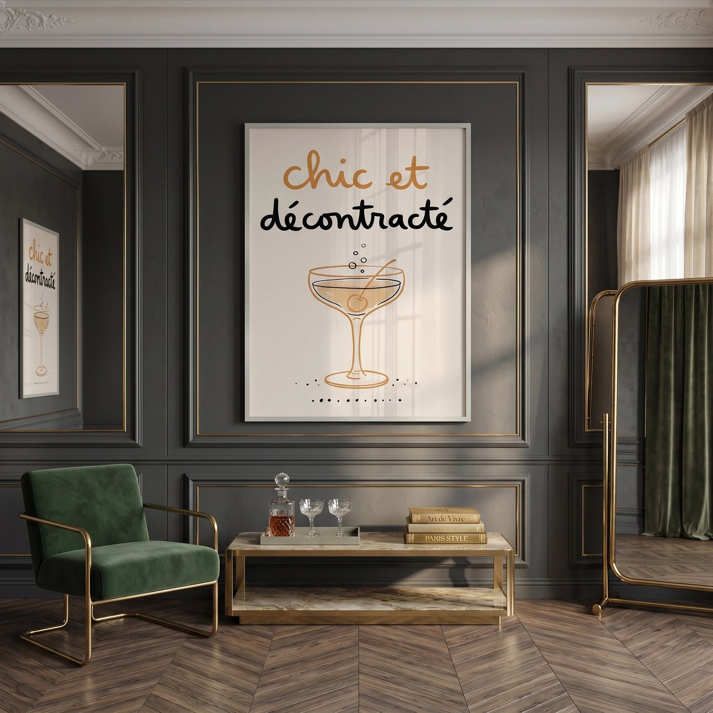 2Chic et Décontracté French Cocktail - Fine Art