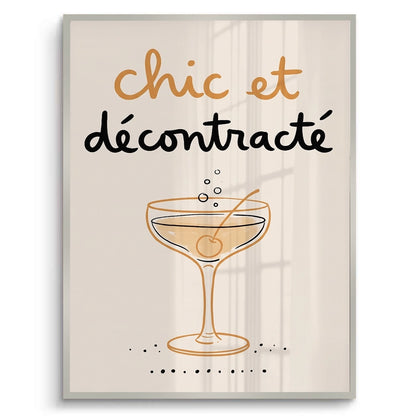 Chic et Décontracté French Cocktail - Fine Art