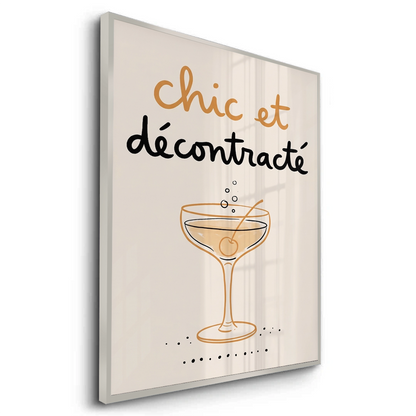 Chic et Décontracté French Cocktail - Fine Art
