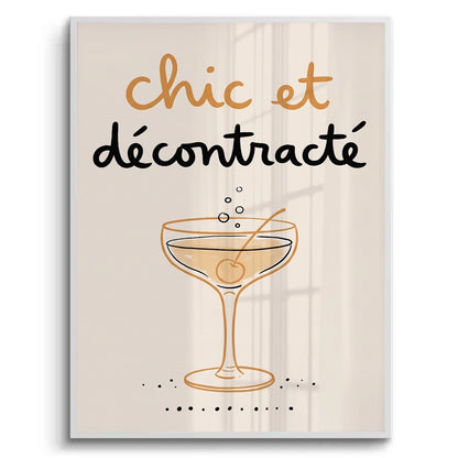 Chic et Décontracté French Cocktail - Fine Art