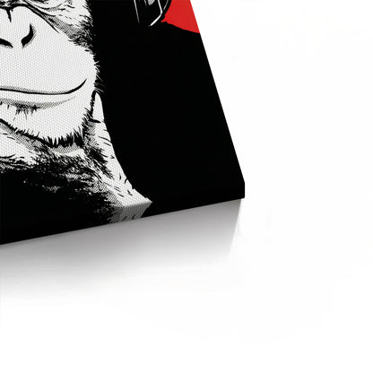 Chimpanzee  DJ - Canvas
