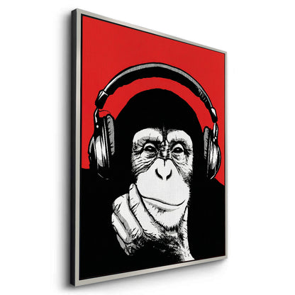 Chimpanzee  DJ - Canvas